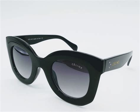 oculos celine preto|ÓCULOS DE SOL CELINE TRIOMPHE 01 EM ACETATO .